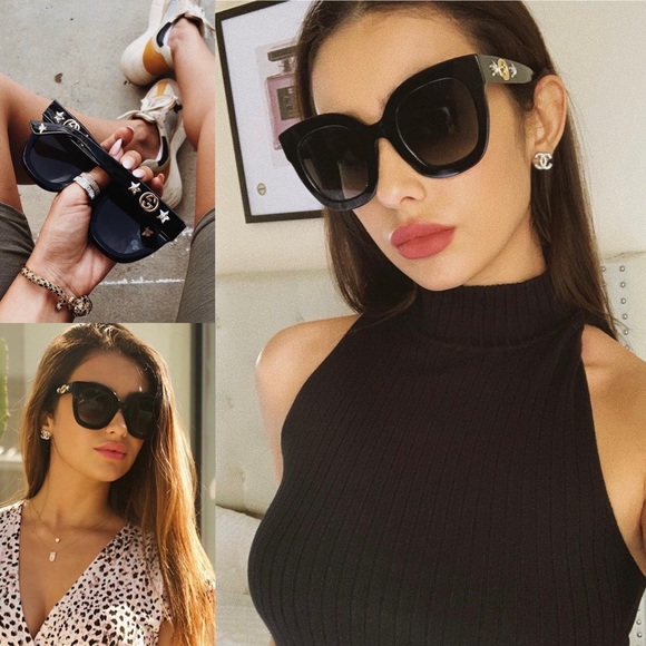 Gucci women’s acetate sunglasses (GUCCI
GG0208S) - Picture 2 of 6